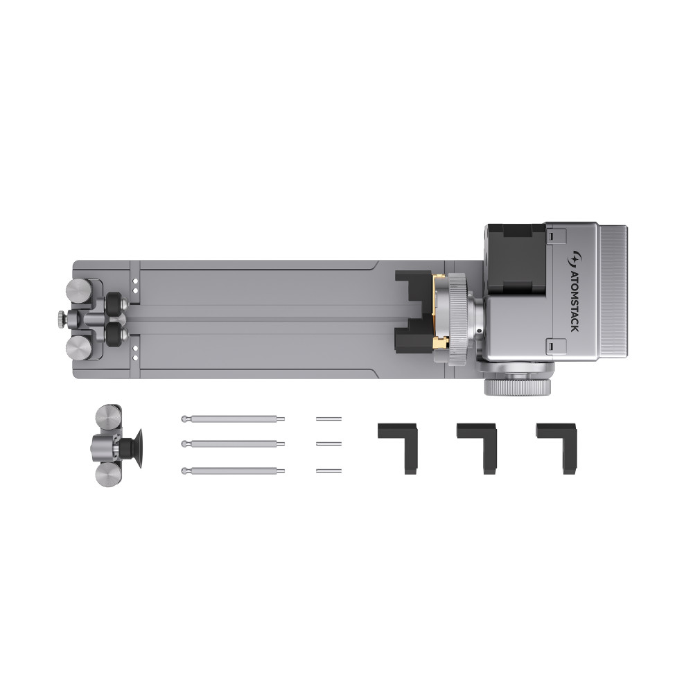 AtomStack R8 Rotary Chuck – Präzisions-Spannmodul für Rund- & Sonderformen